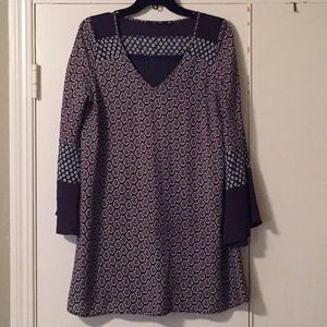 Doe & Rae Dress with bell sleeves size Medium.